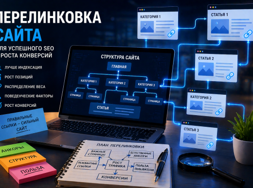 Перелинковка сайта: как правильно выстроить внутренние ссылки для SEO и роста конверсий