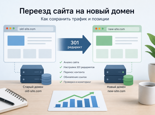 Переезд сайта на новый домен: подробное руководство для сохранения трафика и позиций