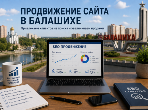 Продвижение сайта в Балашихе: SEO-раскрутка и увеличение заявок